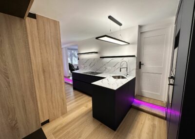 Rénovation d’appartement à la montagne