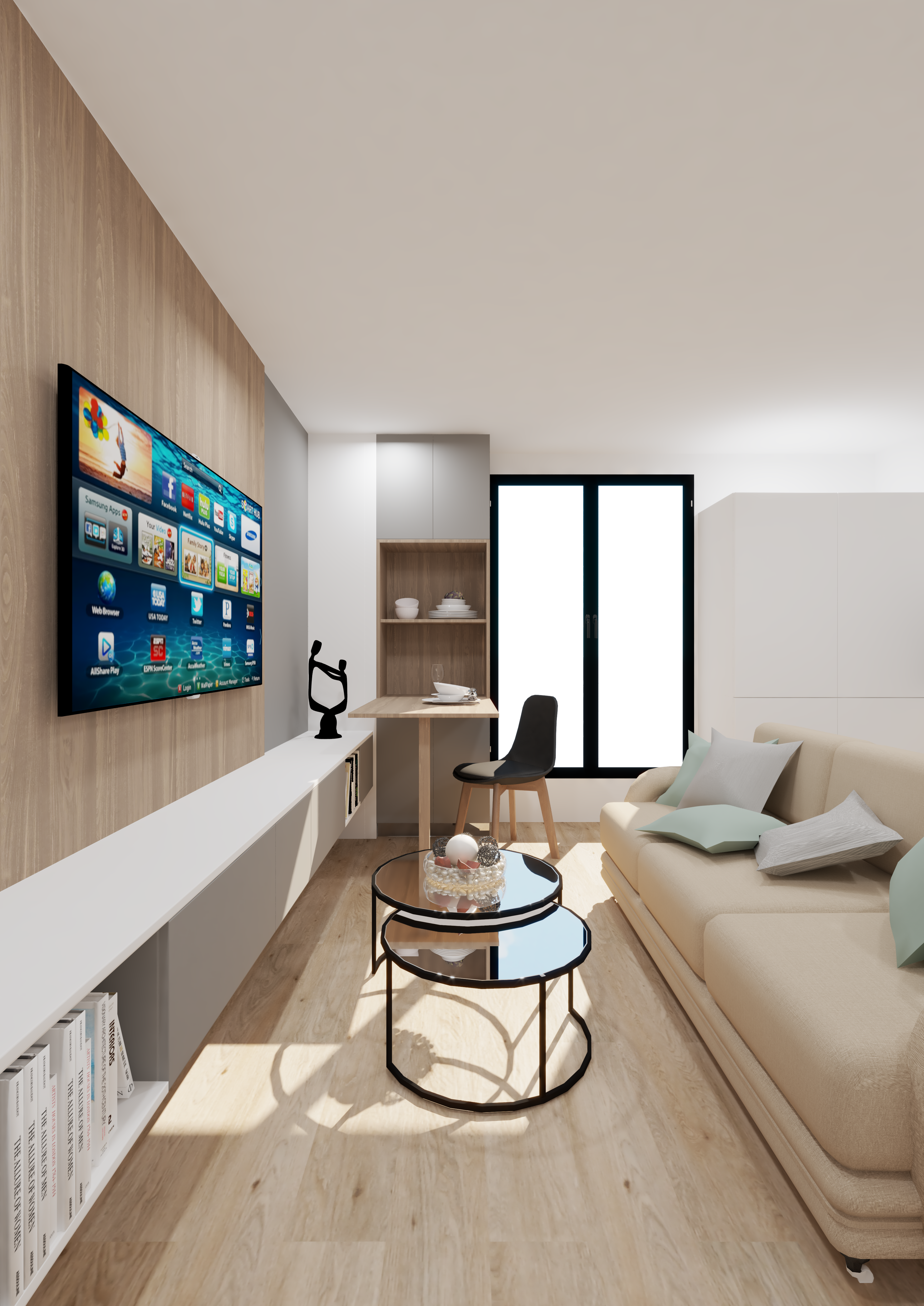 Plan 3D d’un appartement à Paris